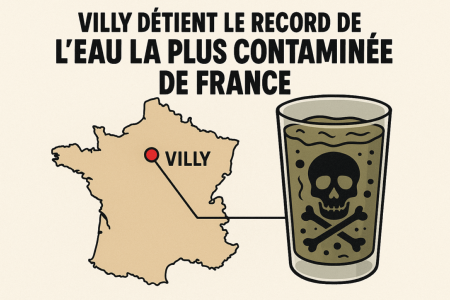 La commune avec le record d'eau pollue